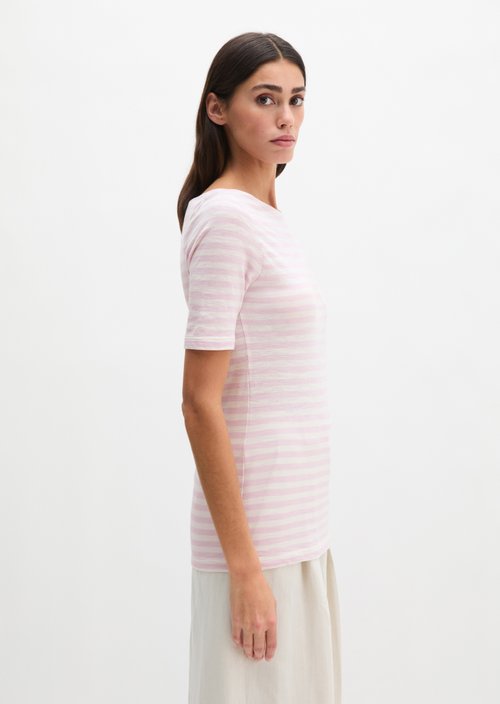 Regular striped T-shirt — Light Purple