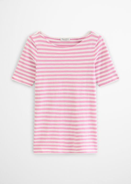 Regular striped T-shirt — Medium Pink