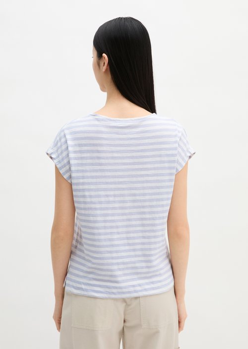 Regular striped T-shirt — Light Blue