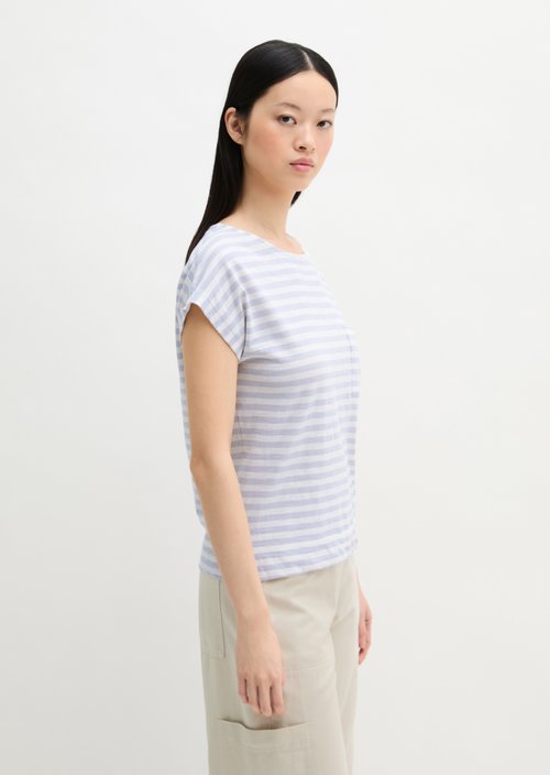 Regular striped T-shirt — Light Blue