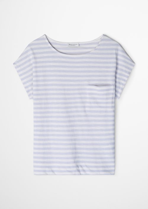 Regular striped T-shirt — Light Blue