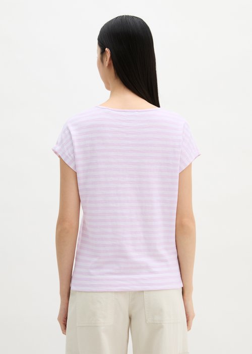 Regular striped T-shirt — Light Purple