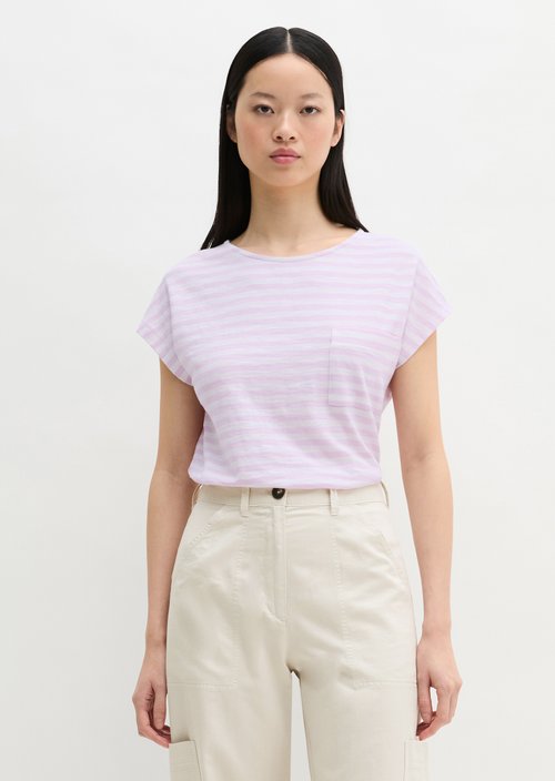 Regular striped T-shirt — Light Purple
