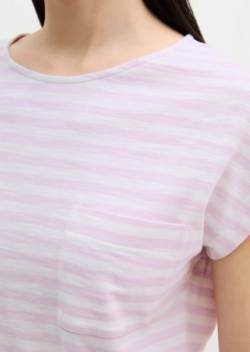 Regular striped T-shirt — Light Purple
