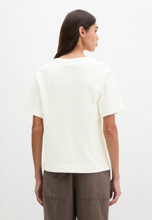 T-Shirt loose — Grey White