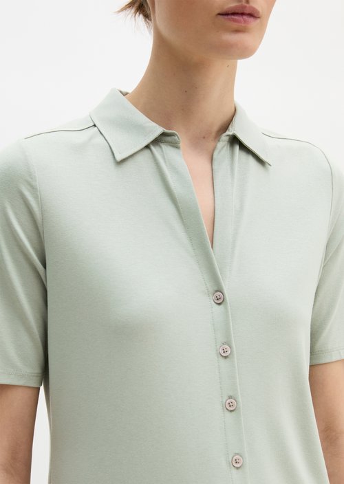 Regular jersey blouse — Fresh Sage