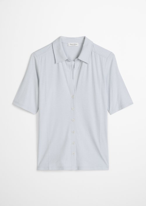Regular jersey blouse — Airy Blue