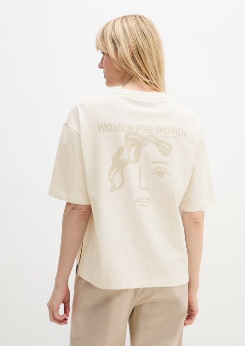 Woman's Day T-Shirt regular — Grey White