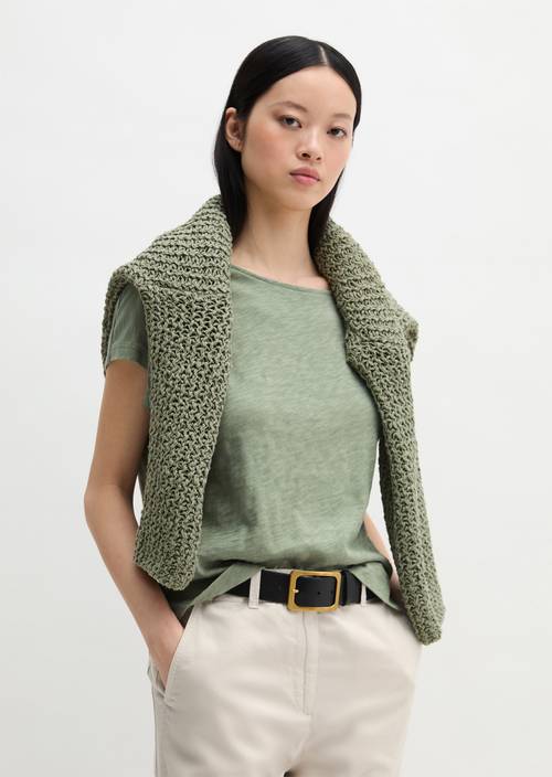 DfC T-Shirt regular Fresh Sage in Frontalansicht