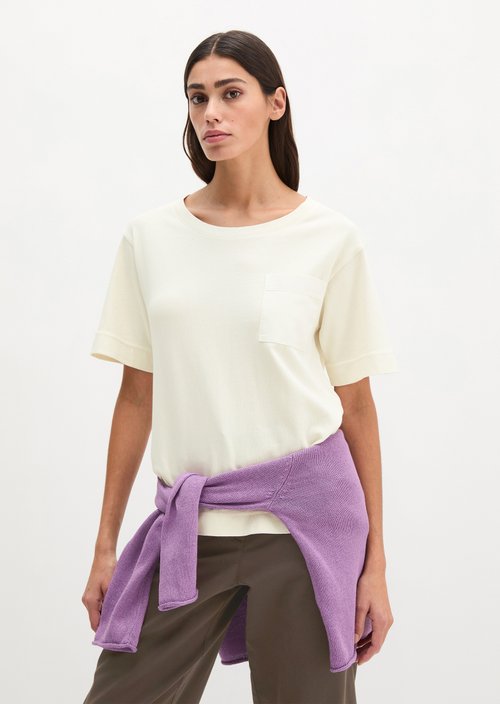 T-shirt loose — Grey Silk