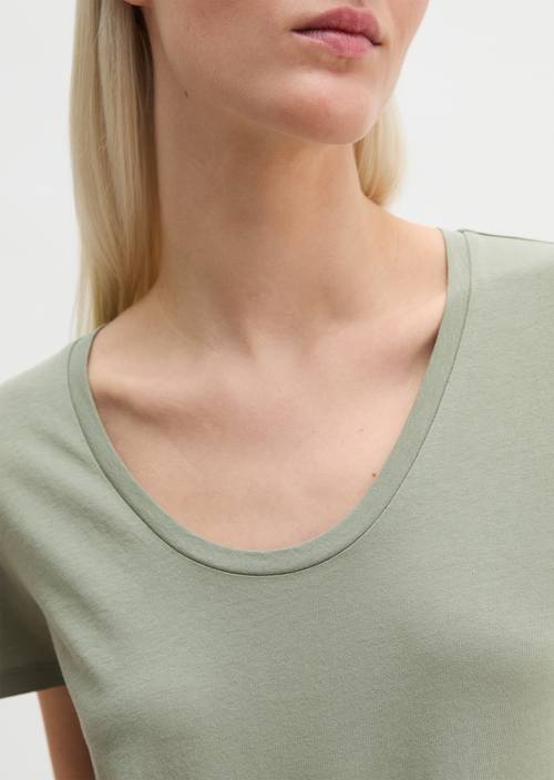 Maglietta rilassata Fresh Sage in vista dettagliata
