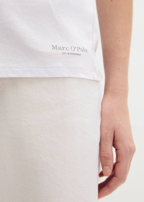 Maglietta rilassata Airy Blue in vista dettagliata