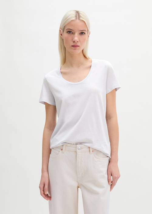 Maglietta rilassata Airy Blue in vista frontale