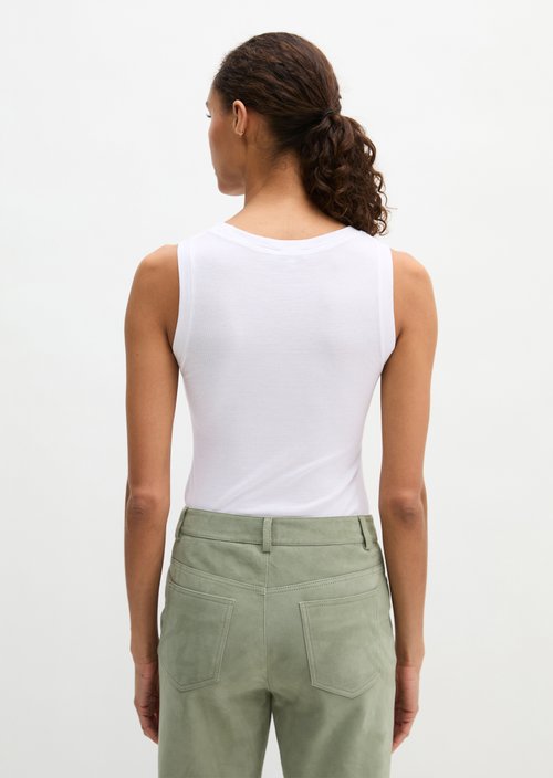 Tank top slim — White