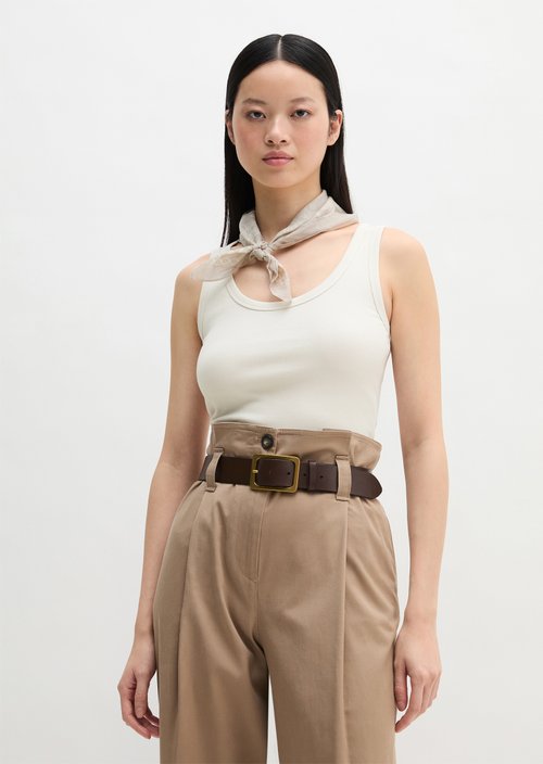 Tank top slim — Grey Silk