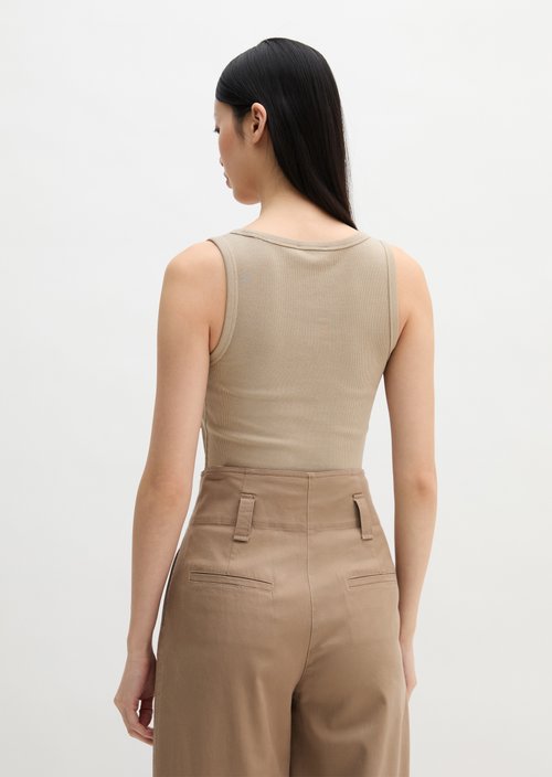 Tank top slim — Earthy Taupe