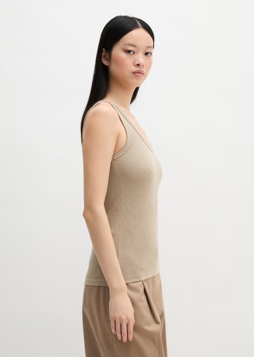 Tank top slim — Earthy Taupe