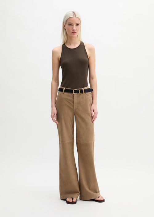 Tank top slim — Burnt Coffee