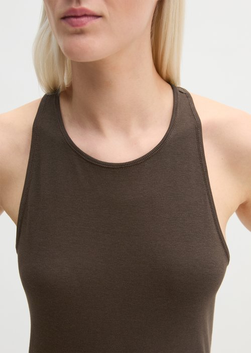 Tank top slim — Burnt Coffee