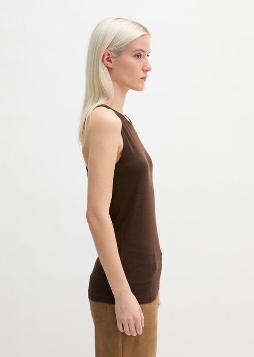 Tank top slim — Burnt Coffee