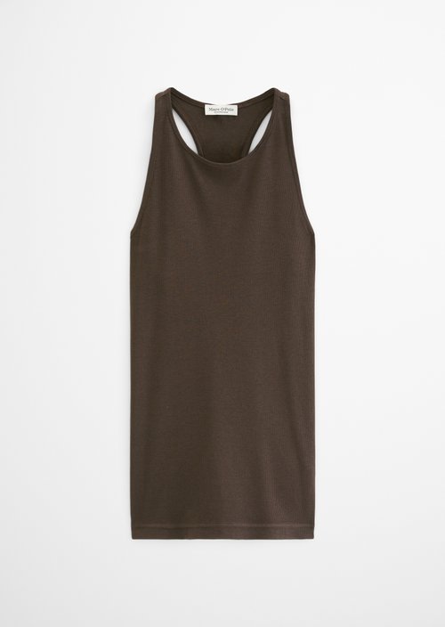 Tank top slim — Burnt Coffee