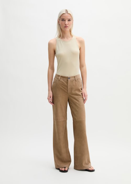 Tank top slim — Linen Beige