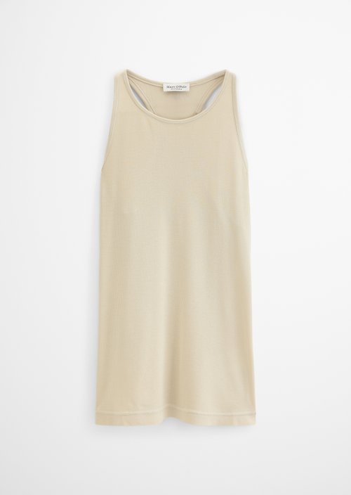 Tank top slim — Linen Beige