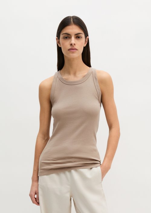Regular tank top — Earthy Taupe