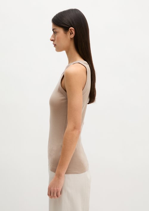 Regular tank top — Earthy Taupe