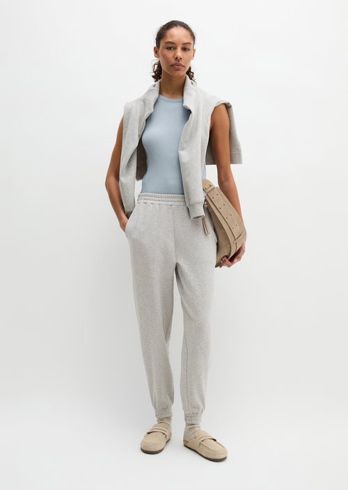 DfC sweatpants regular — Pure Grey Melange