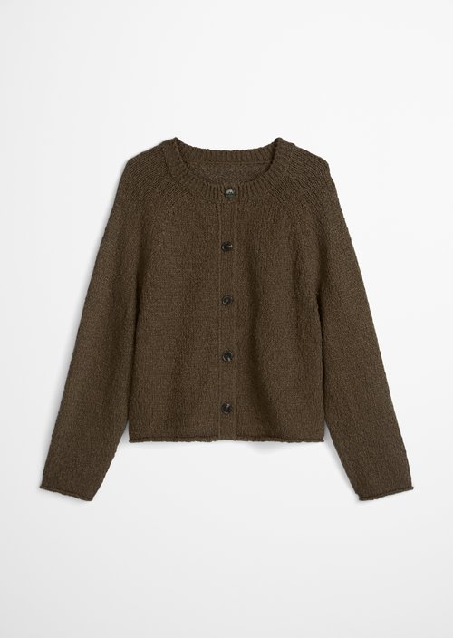 Cardigan oversized — Burnt Coffee Melange