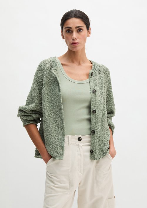 Cardigan oversized — Fresh Sage