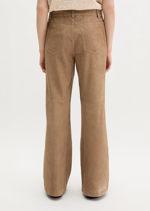 Lederhosen wide — Earthy Taupe