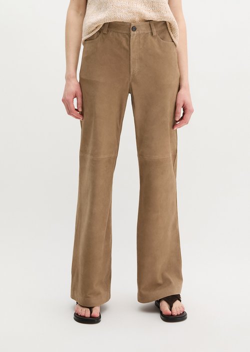 Lederhosen wide — Earthy Taupe
