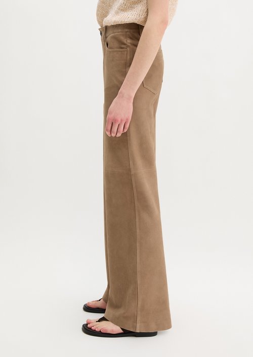 Lederhosen wide — Earthy Taupe