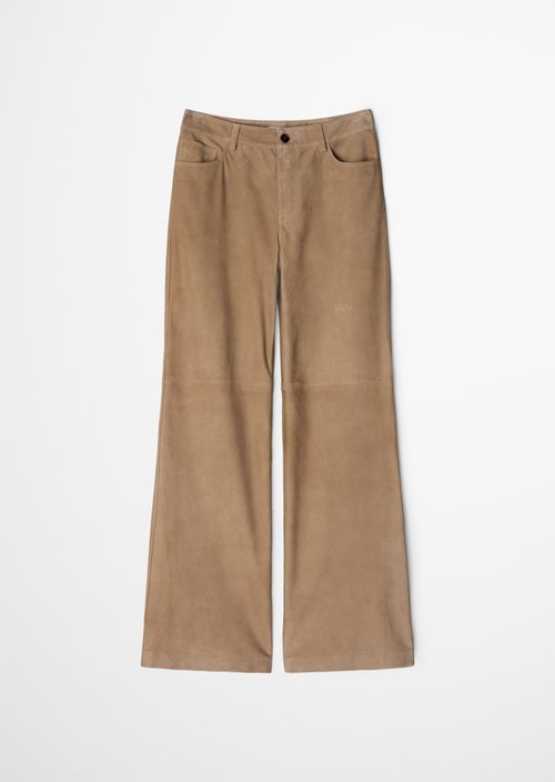 Lederhosen wide — Earthy Taupe