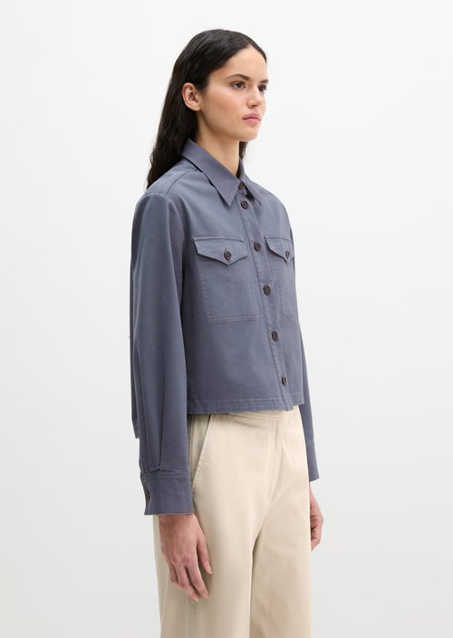 Overshirt oversize — Blue Graphite