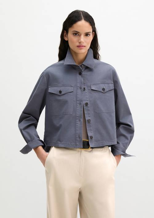 Survêtement oversize Blue Graphite en vue de face