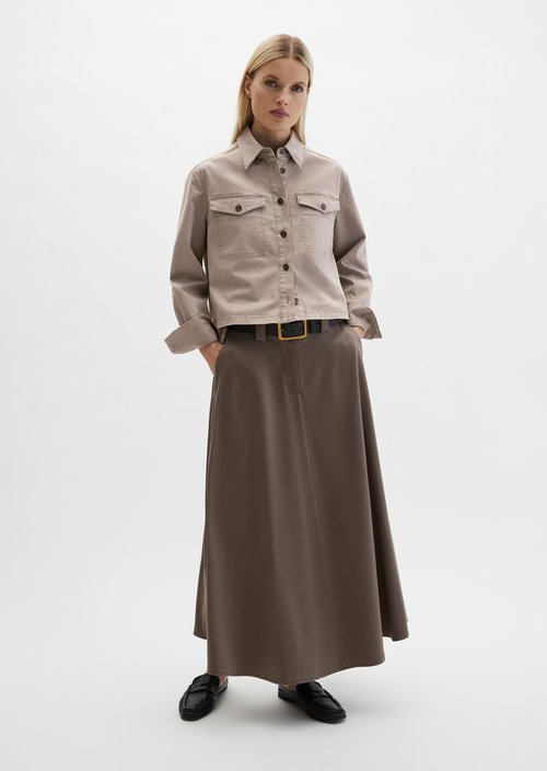 Overshirt oversize — Chalky Brown