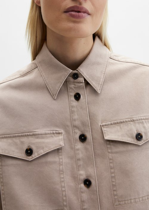 Overshirt oversize — Chalky Brown
