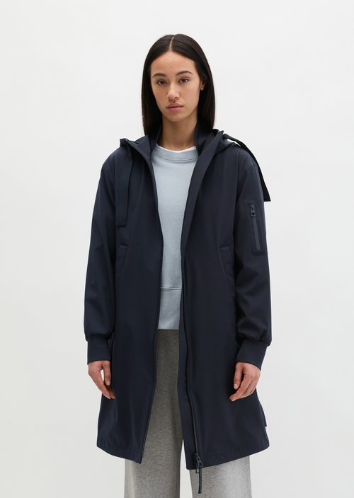 3-layer rain jacket MOP x Function — Deep Night Blue