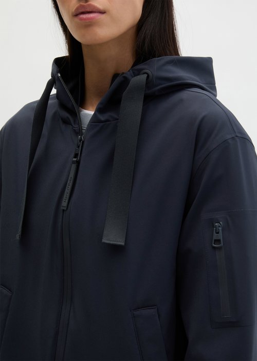 3-layer rain jacket MOP x Function — Deep Night Blue