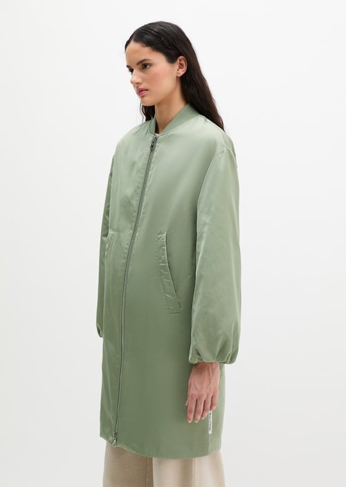Regular aviator-style blouson coat — Fresh Sage