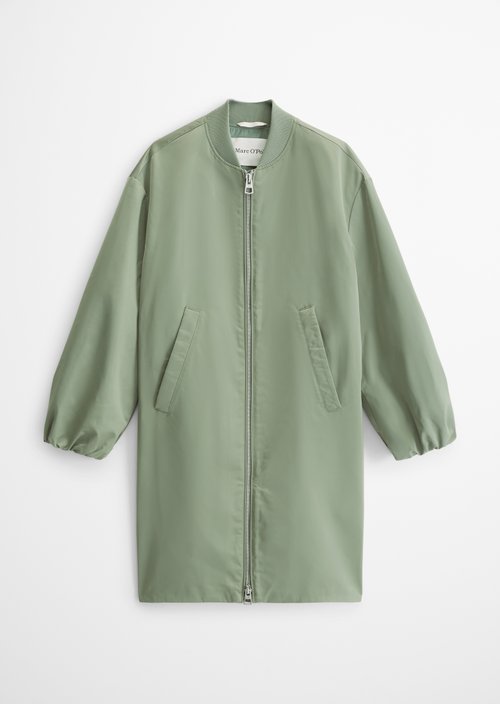 Regular aviator-style blouson coat — Fresh Sage