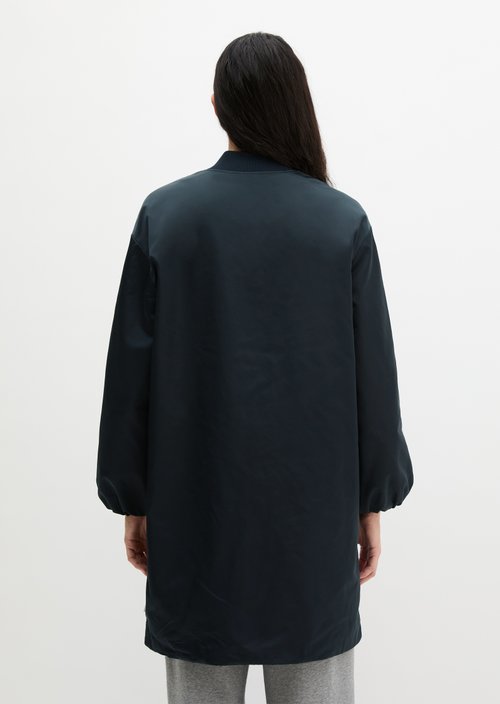 Regular aviator-style blouson coat — Deep Night Blue