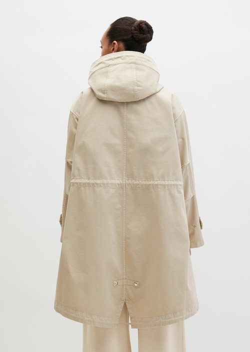 Parka regular — Linen Beige (alternate view)