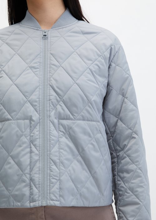 Stowable quilted jacket MOP x Function — Grey Horizon
