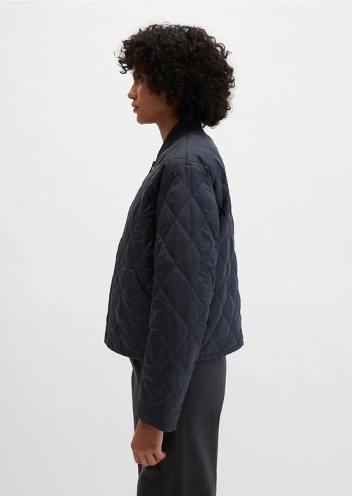 Stowable quilted jacket MOP x Function — Deep Night Blue