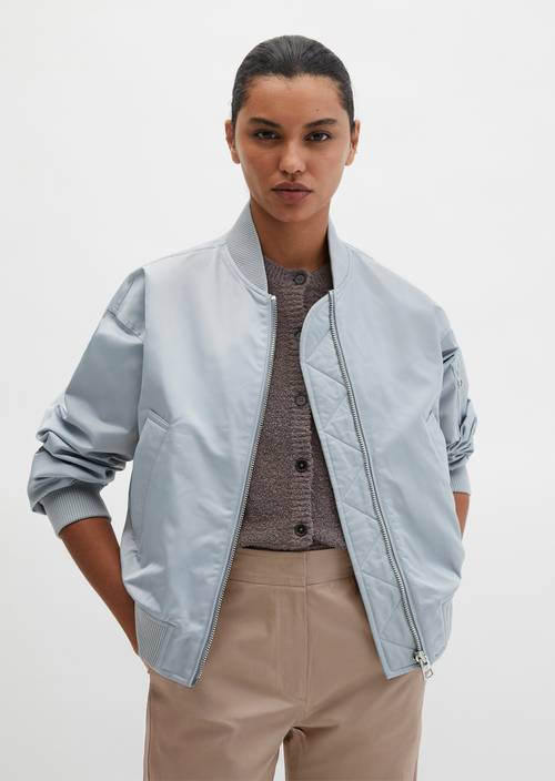 Blouson im Aviator-Stil regular Grey Horizon in Frontalansicht