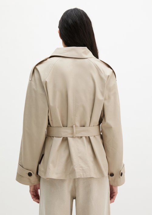 Trench jacket regular — Linen Beige (alternate view)